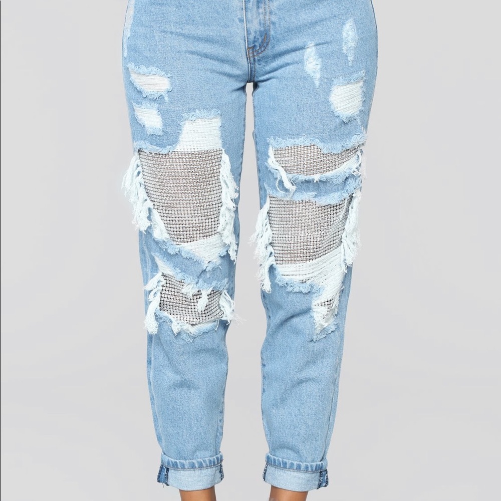 Boyfriend Jeans - Light Blue